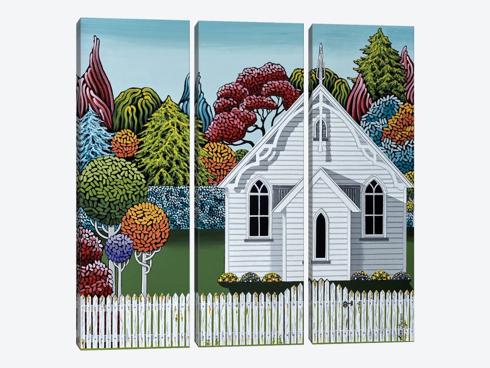 Little Church by Lisa Jepson 3-piece Art Print