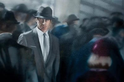 A Man Apart by Johnny Popkess canvas print