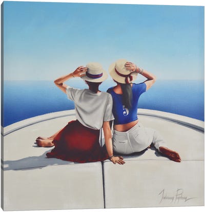 The Boat Trip Canvas Art Print - Johnny Popkess