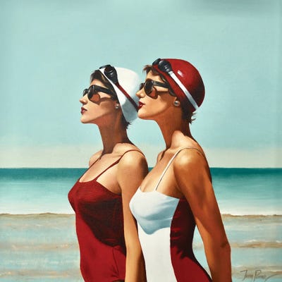 Johnny Popkess - Steelpix Metal Wall Art: St. Tropez by Johnny Popkess
