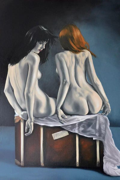 Florence And Harriet by Johnny Popkess canvas print