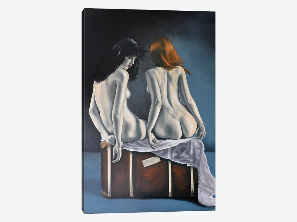Florence And Harriet by Johnny Popkess 1-piece Canvas Wall Art