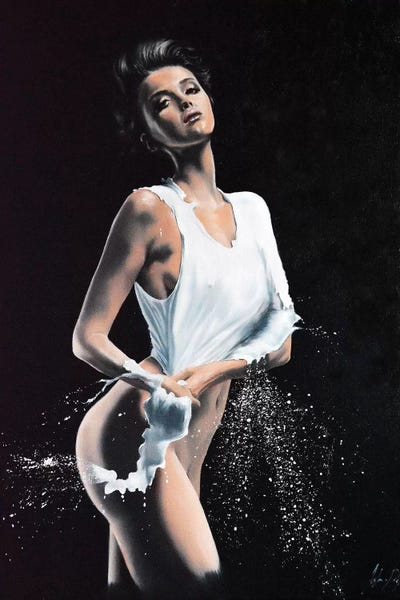 A Splash Of White by Johnny Popkess canvas print