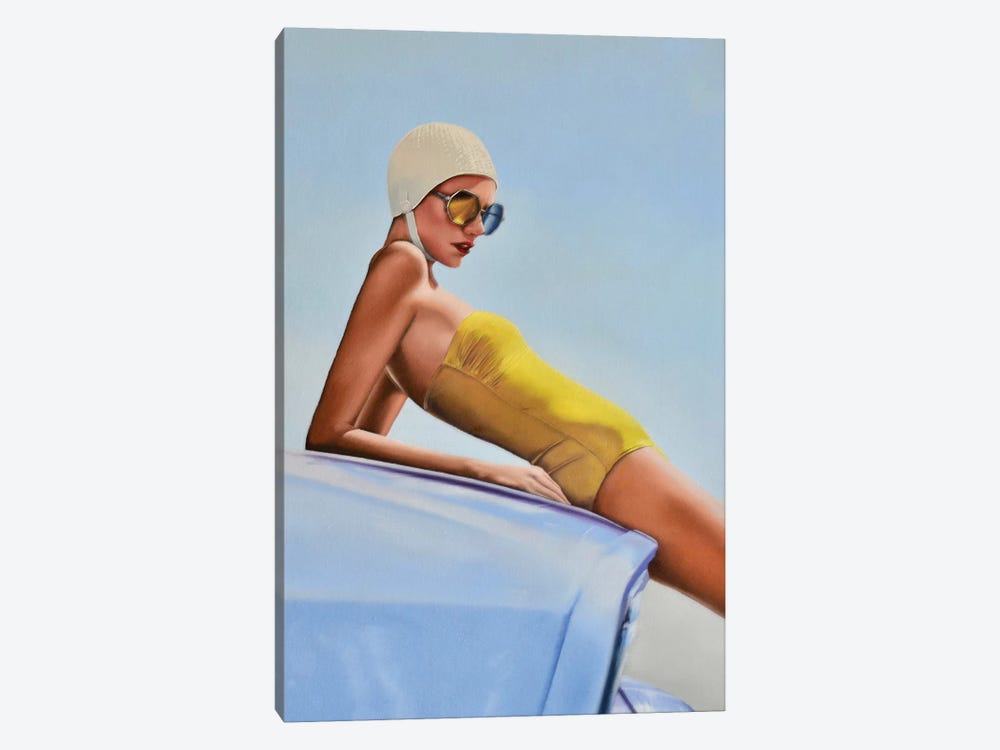 Moments Before A Swim by Johnny Popkess 1-piece Canvas Wall Art
