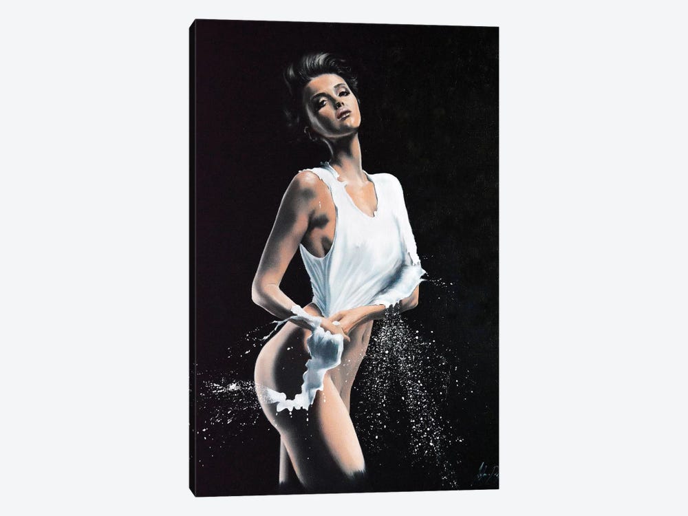 A Splash Of White by Johnny Popkess 1-piece Canvas Art Print