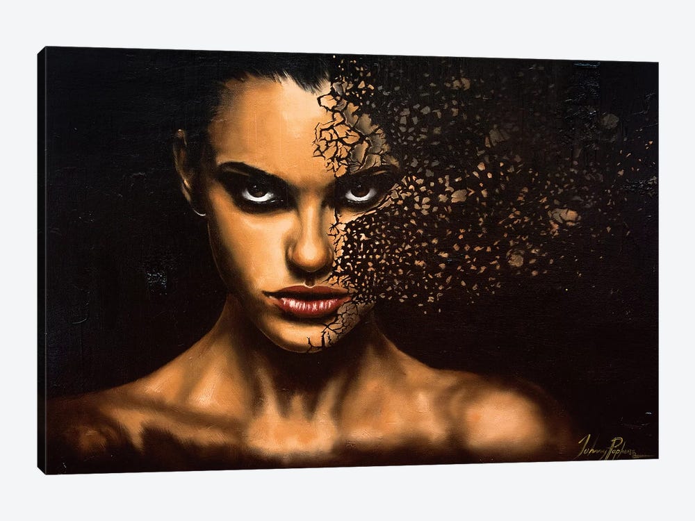 Shattered by Johnny Popkess 1-piece Canvas Art Print