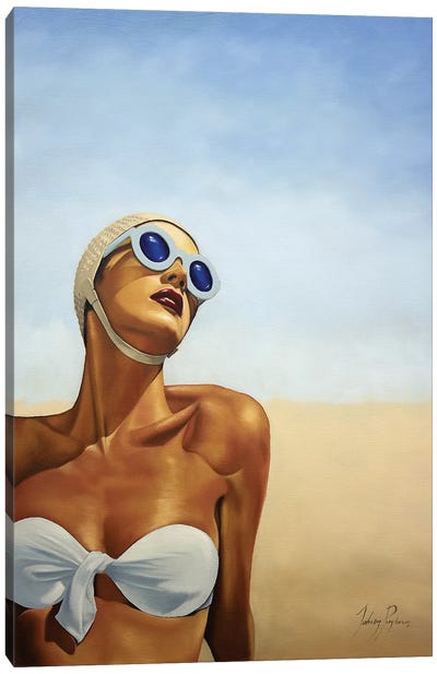 Sundrenched Canvas Art Print - Women's Swimsuit & Bikini Art