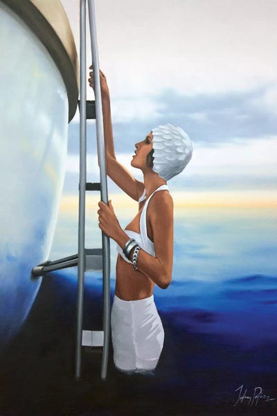 Vintage Décor: An Evening Dip by Johnny Popkess