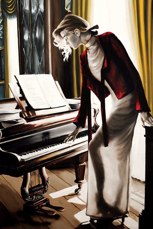 The Pianist by Johnny Popkess wall art