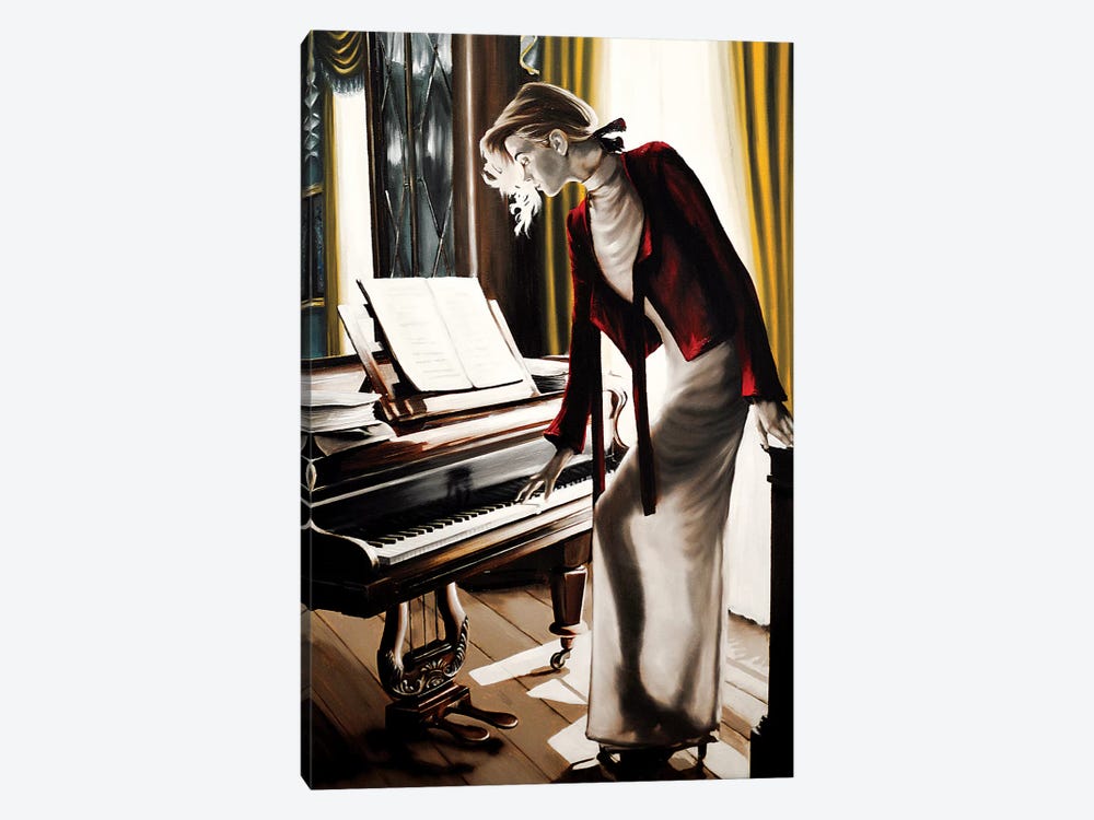 The Pianist by Johnny Popkess 1-piece Art Print