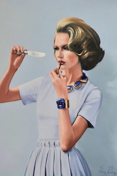 Improvising by Johnny Popkess framed canvas print