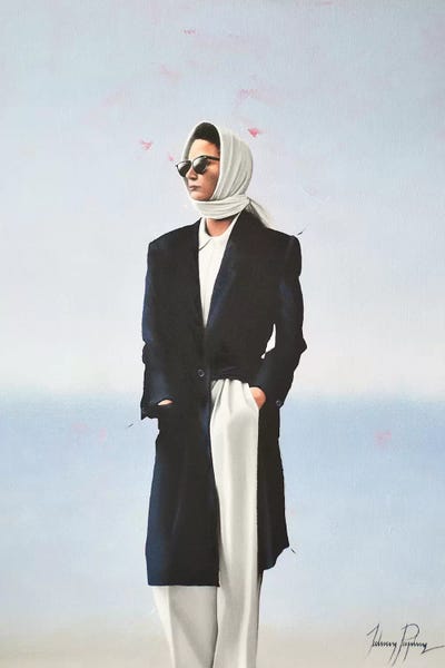 Alone by Johnny Popkess framed canvas print