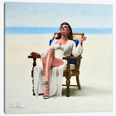 Beach Bum Canvas Print #JPO82} by Johnny Popkess Canvas Artwork