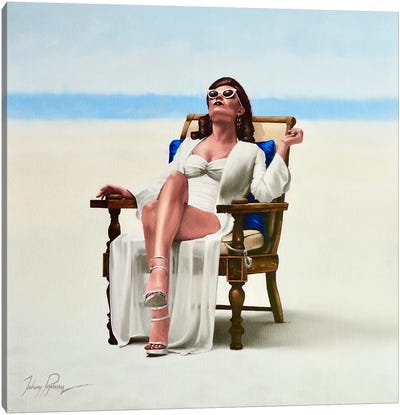 Beach Bum Canvas Art Print - Johnny Popkess