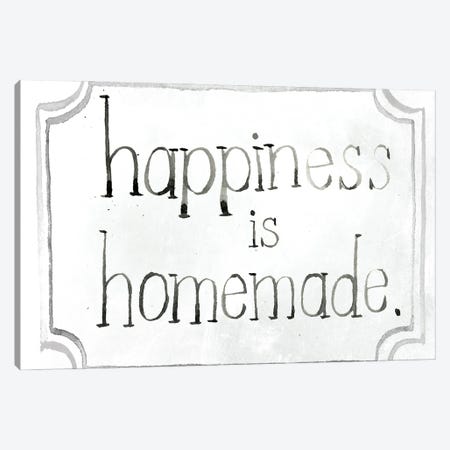 Homemade Happy I Canvas Print #JPP125} by Jennifer Paxton Parker Canvas Art