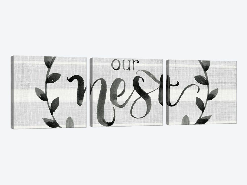 Our Nest is Blessed I 3-piece Canvas Art Print
