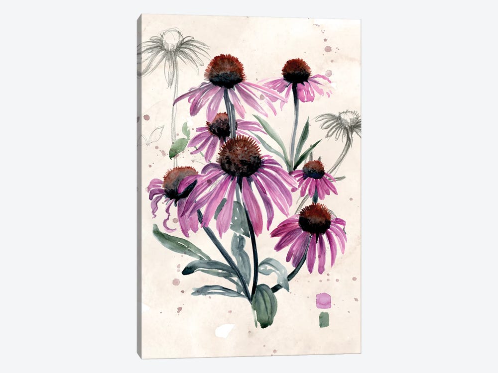 Purple Wildflowers I by Jennifer Paxton Parker 1-piece Canvas Art Print