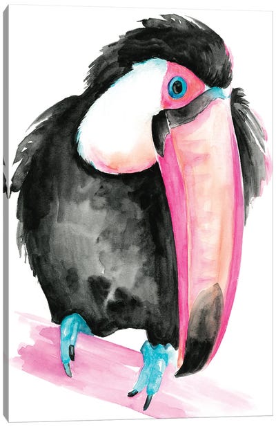 Technicolor Toucan I Canvas Art Print
