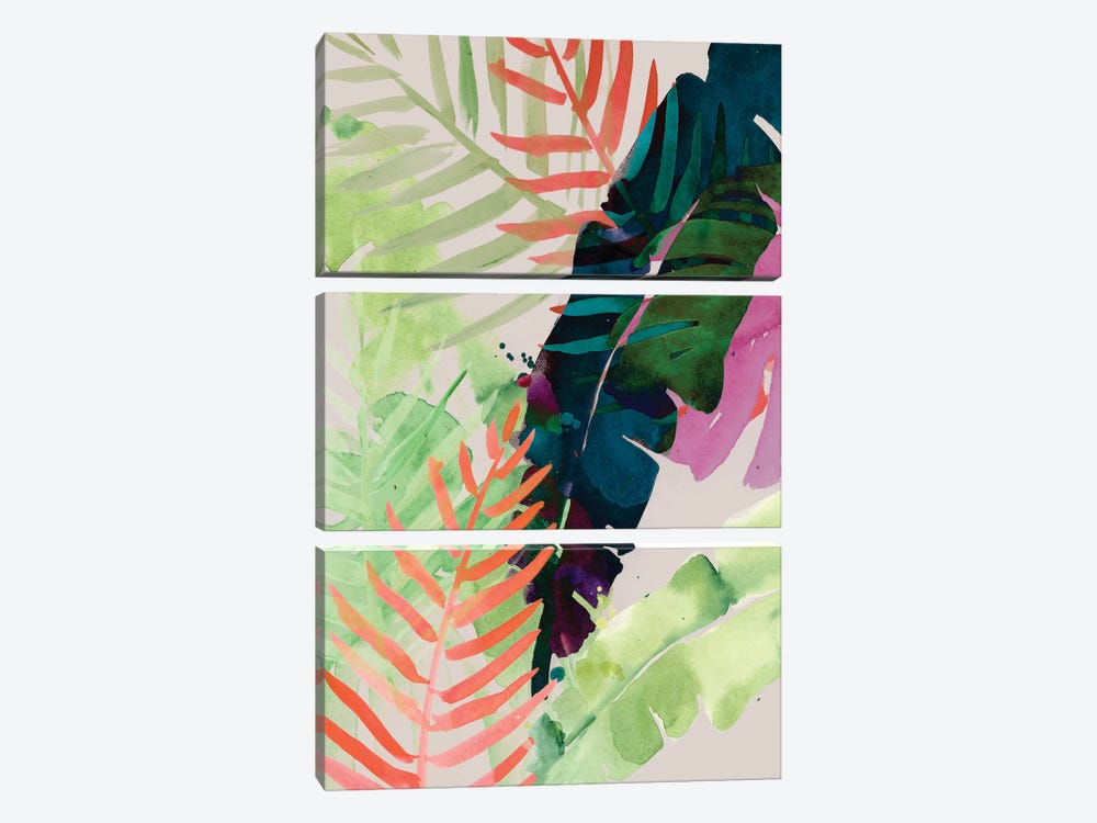 Electric Palms II by Jennifer Paxton Parker 3-piece Art Print