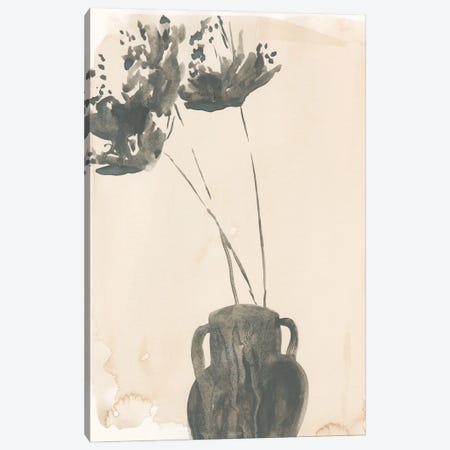 Grey Garden Vase II Canvas Print #JPP172} by Jennifer Paxton Parker Canvas Art