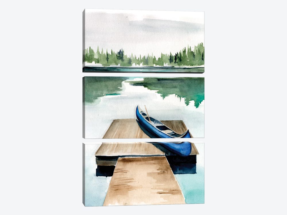 Lake Views I by Jennifer Paxton Parker 3-piece Art Print