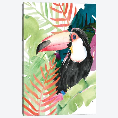 Toucan Palms I Canvas Print #JPP197} by Jennifer Paxton Parker Canvas Art Print