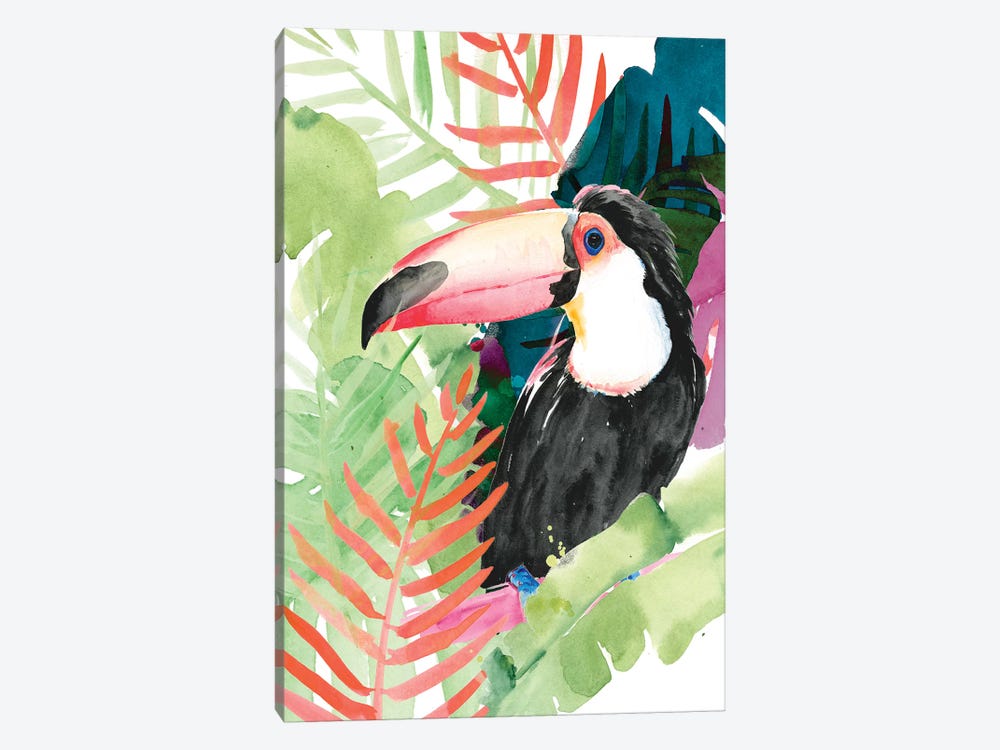 Toucan Palms I 1-piece Canvas Print