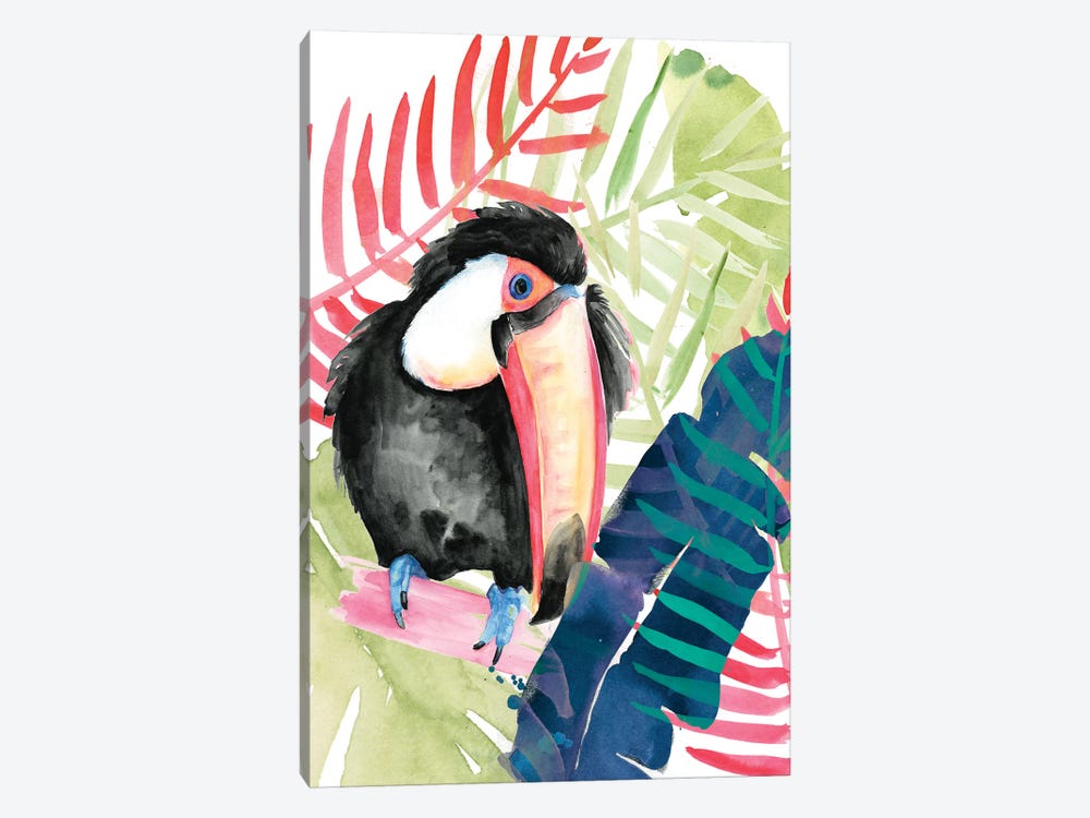 Toucan Palms II by Jennifer Paxton Parker 1-piece Canvas Art