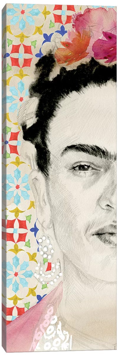 Frida Diptych II Canvas Art Print - Latin Décor