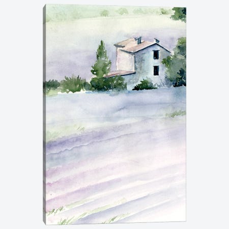 Lavender Fields II Canvas Print #JPP223} by Jennifer Paxton Parker Canvas Art