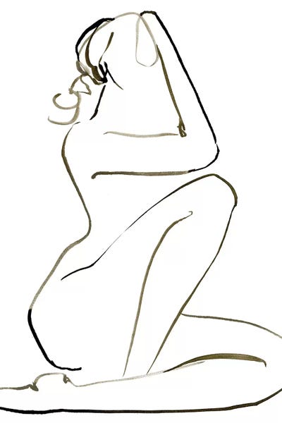 Black & White Drawings & Illustrations: Warm Embrace II by Jennifer Paxton Parker