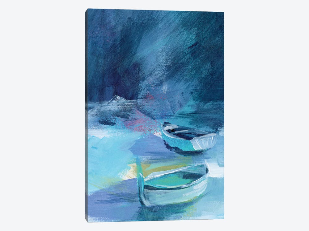 Cove Boats II by Jennifer Paxton Parker 1-piece Canvas Art Print