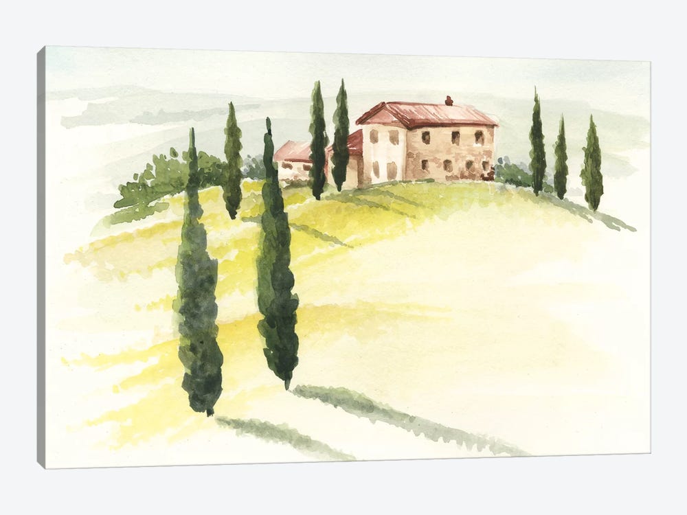 Tuscan Villa I by Jennifer Paxton Parker 1-piece Canvas Art Print