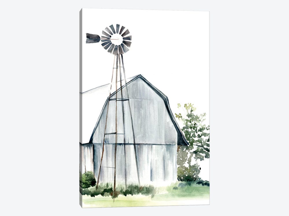 Watercolor Barn I by Jennifer Paxton Parker 1-piece Canvas Art Print