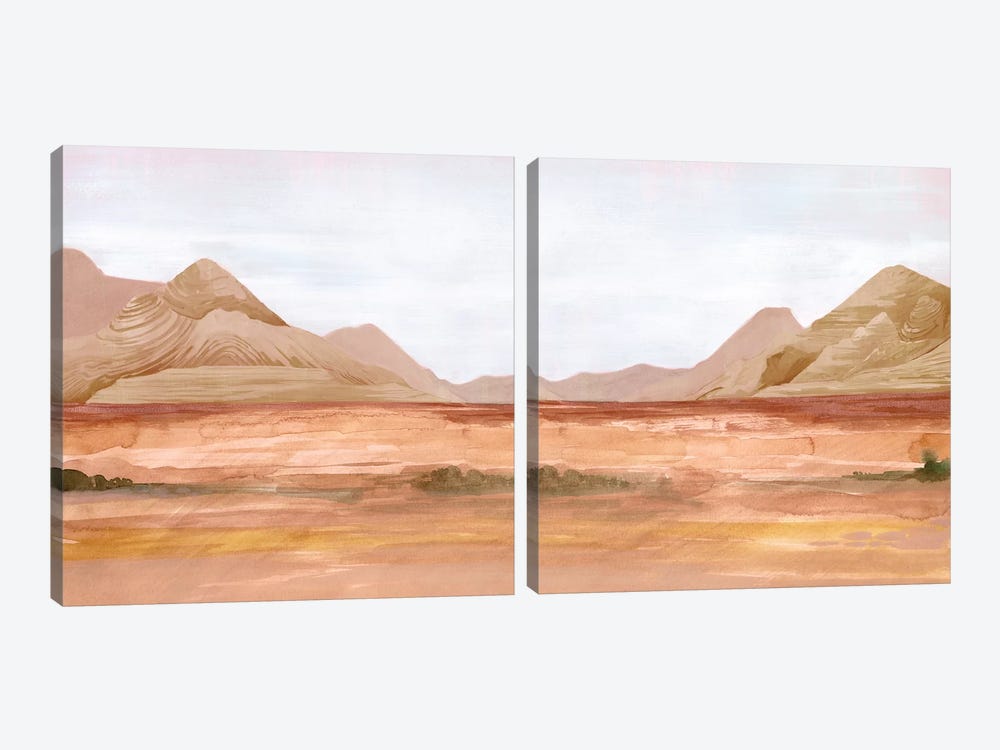 Desert Formation Diptych by Jennifer Paxton Parker 2-piece Canvas Artwork