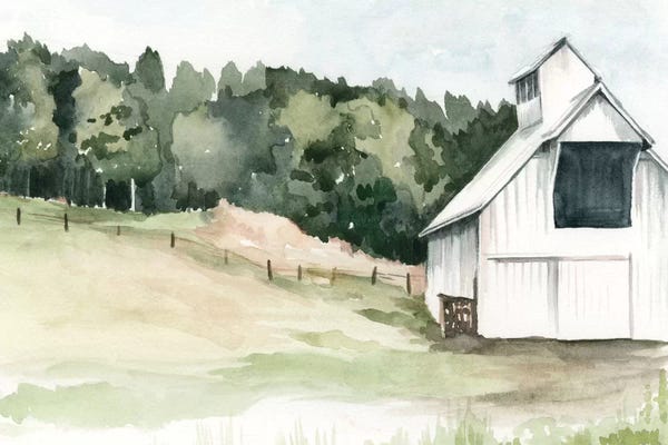 Countrysides: Watercolor Barn III by Jennifer Paxton Parker