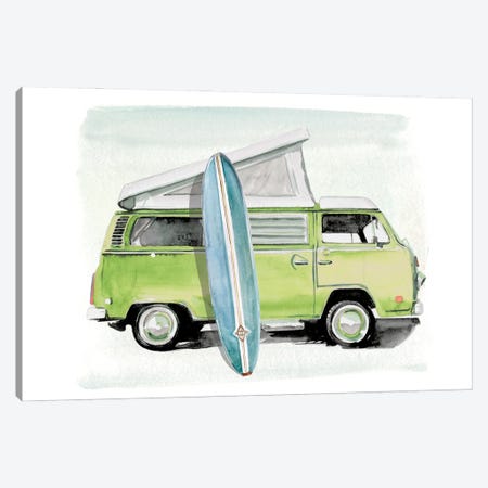 Surf Wagon I Canvas Print #JPP323} by Jennifer Paxton Parker Canvas Art Print
