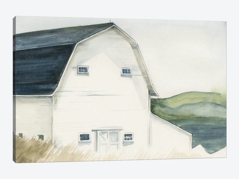 Watercolor Barn IV by Jennifer Paxton Parker 1-piece Canvas Print