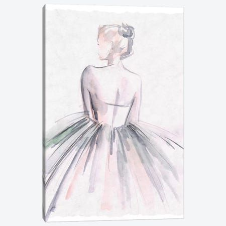 Watercolor Ballerina I Canvas Print #JPP339} by Jennifer Paxton Parker Canvas Wall Art