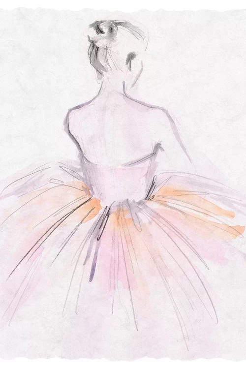 Watercolor Ballerina II