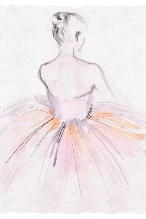 Watercolor Ballerina II by Jennifer Paxton Parker wall art