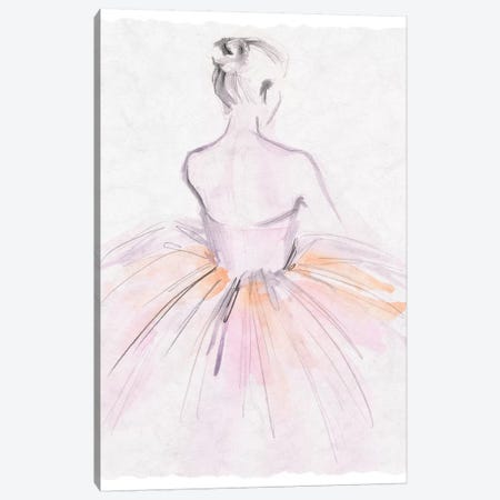 Watercolor Ballerina II Canvas Print #JPP340} by Jennifer Paxton Parker Canvas Print