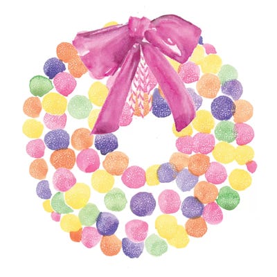 Candy Christmas Collection C by Jennifer Paxton Parker canvas print