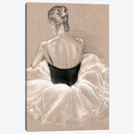 Ballet Study II Canvas Print #JPP36} by Jennifer Paxton Parker Art Print