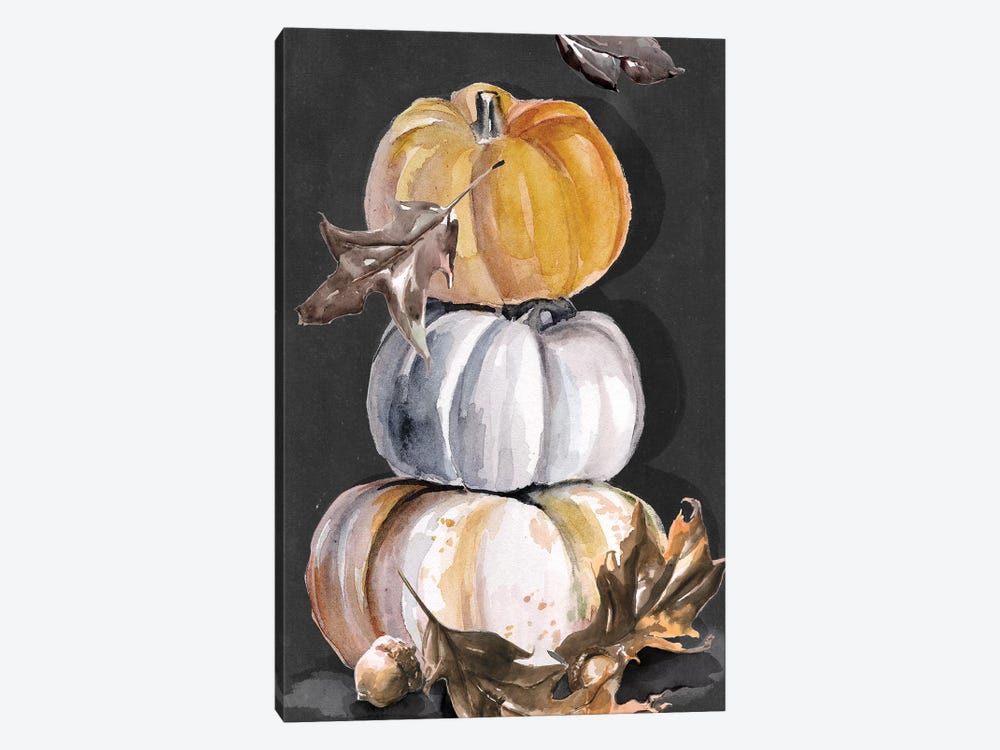 Harvest Pumpkins Collection B  by Jennifer Paxton Parker 1-piece Canvas Artwork