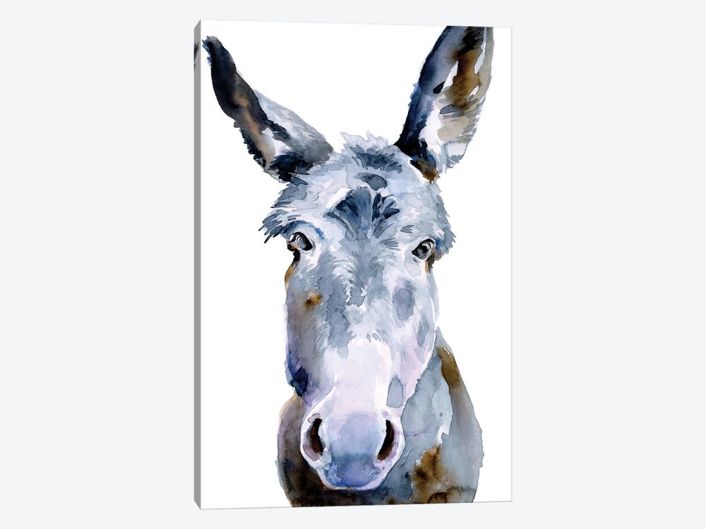 Sweet Donkey II by Jennifer Paxton Parker 1-piece Art Print