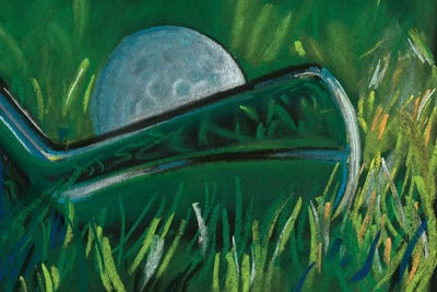 Tee Time I by Jennifer Paxton Parker framed canvas print