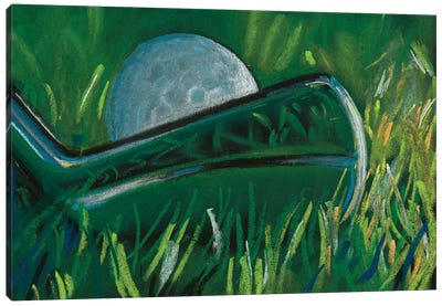 Tee Time I Canvas Art Print - Golf Art