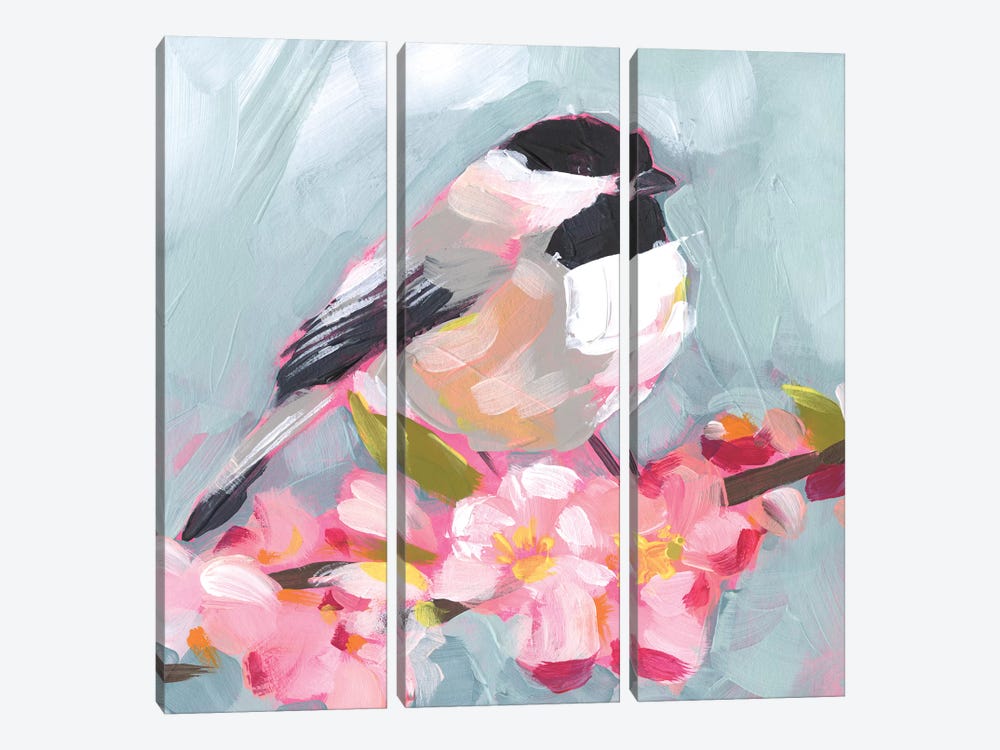 Brushstroke Bird II by Jennifer Paxton Parker 3-piece Canvas Wall Art