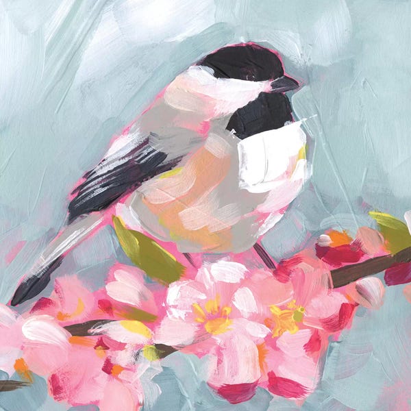 Sparrows: Brushstroke Bird II by Jennifer Paxton Parker